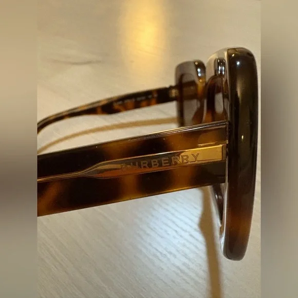 Burberry Tortoise Shell Sunglasses - Picture 1 of 13